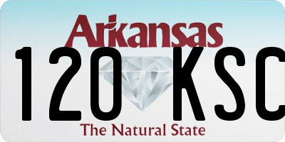 AR license plate 120KSC