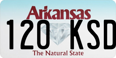 AR license plate 120KSD
