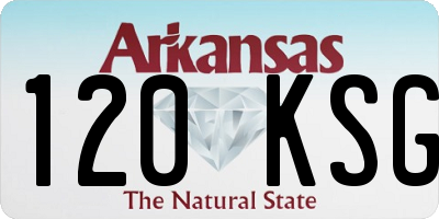 AR license plate 120KSG