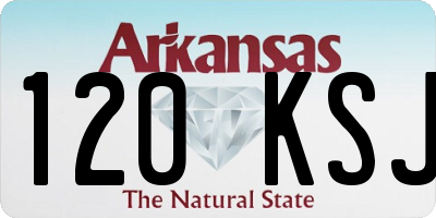 AR license plate 120KSJ