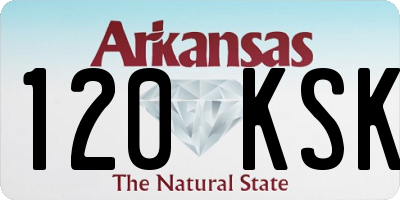 AR license plate 120KSK