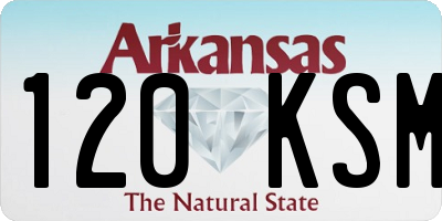 AR license plate 120KSM