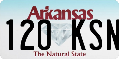 AR license plate 120KSN