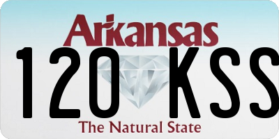 AR license plate 120KSS
