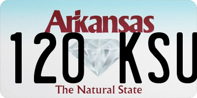 AR license plate 120KSU