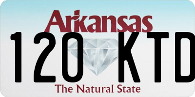 AR license plate 120KTD