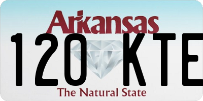 AR license plate 120KTE