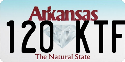 AR license plate 120KTF