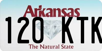 AR license plate 120KTK