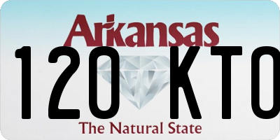 AR license plate 120KTO