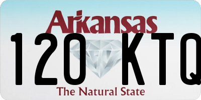AR license plate 120KTQ