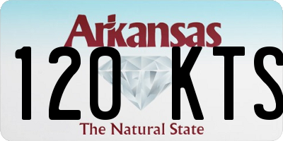 AR license plate 120KTS