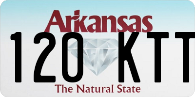 AR license plate 120KTT