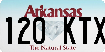 AR license plate 120KTX