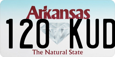 AR license plate 120KUD