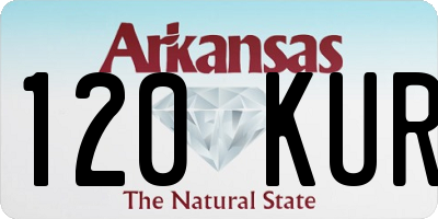 AR license plate 120KUR