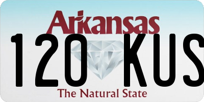 AR license plate 120KUS