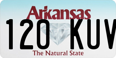 AR license plate 120KUV