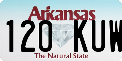 AR license plate 120KUW