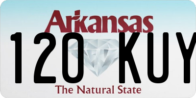 AR license plate 120KUY