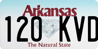 AR license plate 120KVD