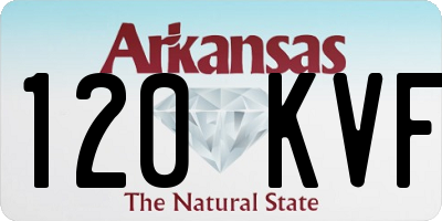 AR license plate 120KVF