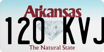 AR license plate 120KVJ