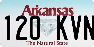 AR license plate 120KVN