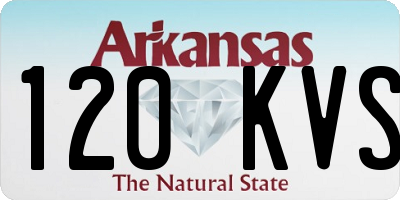 AR license plate 120KVS