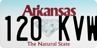 AR license plate 120KVW