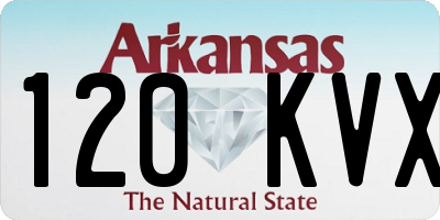 AR license plate 120KVX