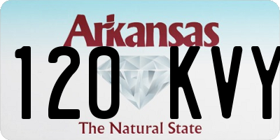 AR license plate 120KVY