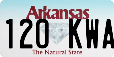AR license plate 120KWA