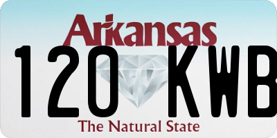 AR license plate 120KWB