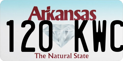 AR license plate 120KWC