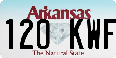AR license plate 120KWF
