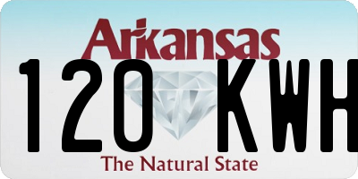 AR license plate 120KWH