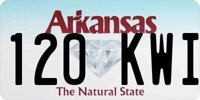 AR license plate 120KWI