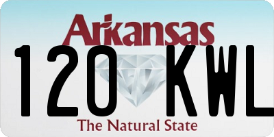 AR license plate 120KWL