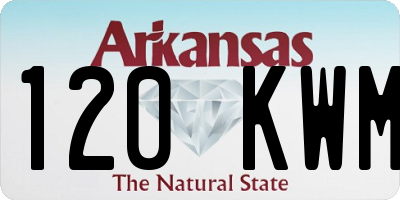 AR license plate 120KWM