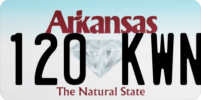 AR license plate 120KWN