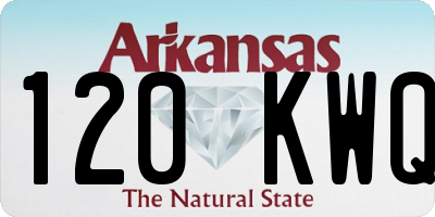 AR license plate 120KWQ