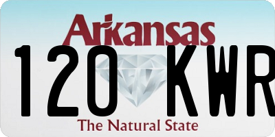 AR license plate 120KWR