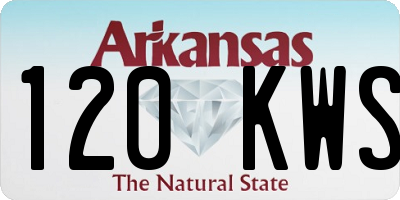 AR license plate 120KWS