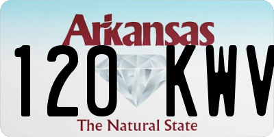 AR license plate 120KWV