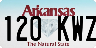 AR license plate 120KWZ