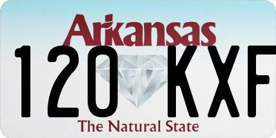 AR license plate 120KXF
