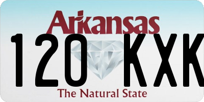 AR license plate 120KXK