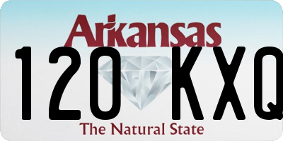 AR license plate 120KXQ