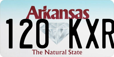 AR license plate 120KXR